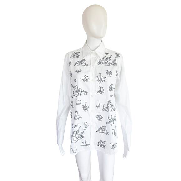 LIBERTINE ELIZABETHAN STUMP WORK NEW CLASSIC SHIRT - Picture 1 of 14